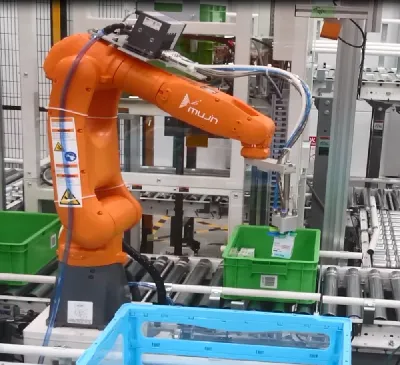 Piece picking robot A