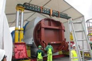 欧州向け大型発電設備の輸送