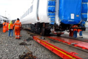 欧州向け鉄道車両の輸送