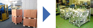 Development of returnable containers and stacking tools