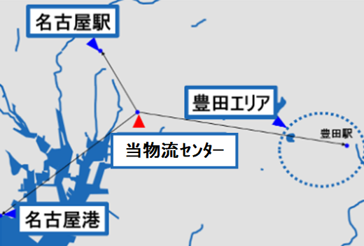 野田物流センター広域図