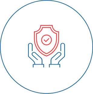 団体保険制度を表すイラストアイコン