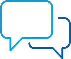 コミュニケーションを表現したイラストアイコン