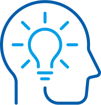 問題解決を表現したイラストアイコン