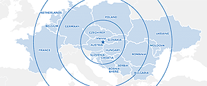 Central and Eastern Europe has a limited number of transport routes from Asia, and has often been referred to as a difficult area to deliver. At the LOGISTEED Group, we use Vienna/Austria, as a base for establishing a trucking network to other countries in the region, allowing us to take care of all your transportation needs.