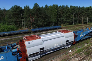 Power generation equipment on the freight train