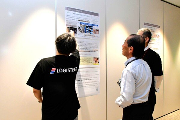 Scenes from the panel exhibitions