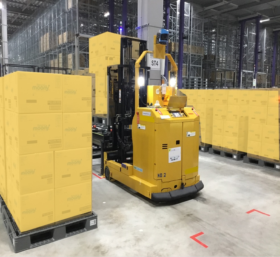 Automated forklift F
