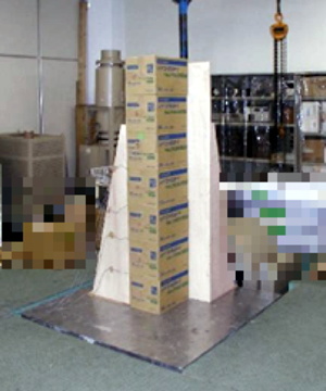 Stacked product vibration test