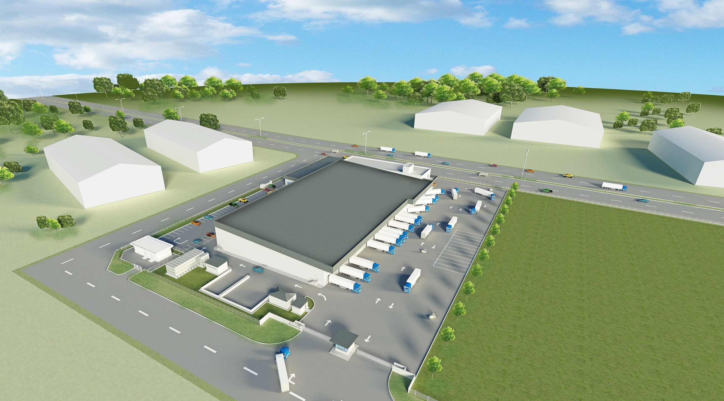 物流センター概観