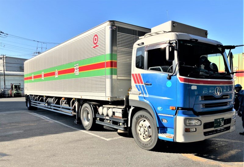 トライアル輸送の様子