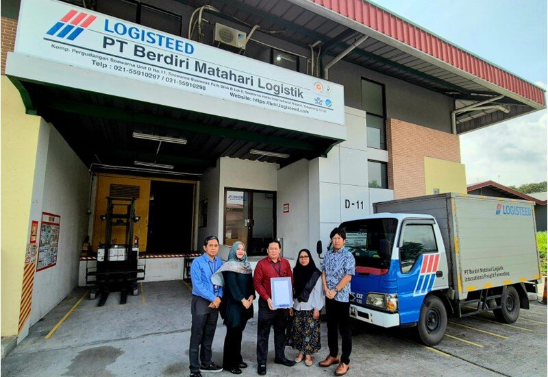 ジャカルタ空港のBML空港事務所兼倉庫