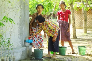 雨水貯水装置の設置支援(ミャンマー)　－オイスカ「子供の森」計画