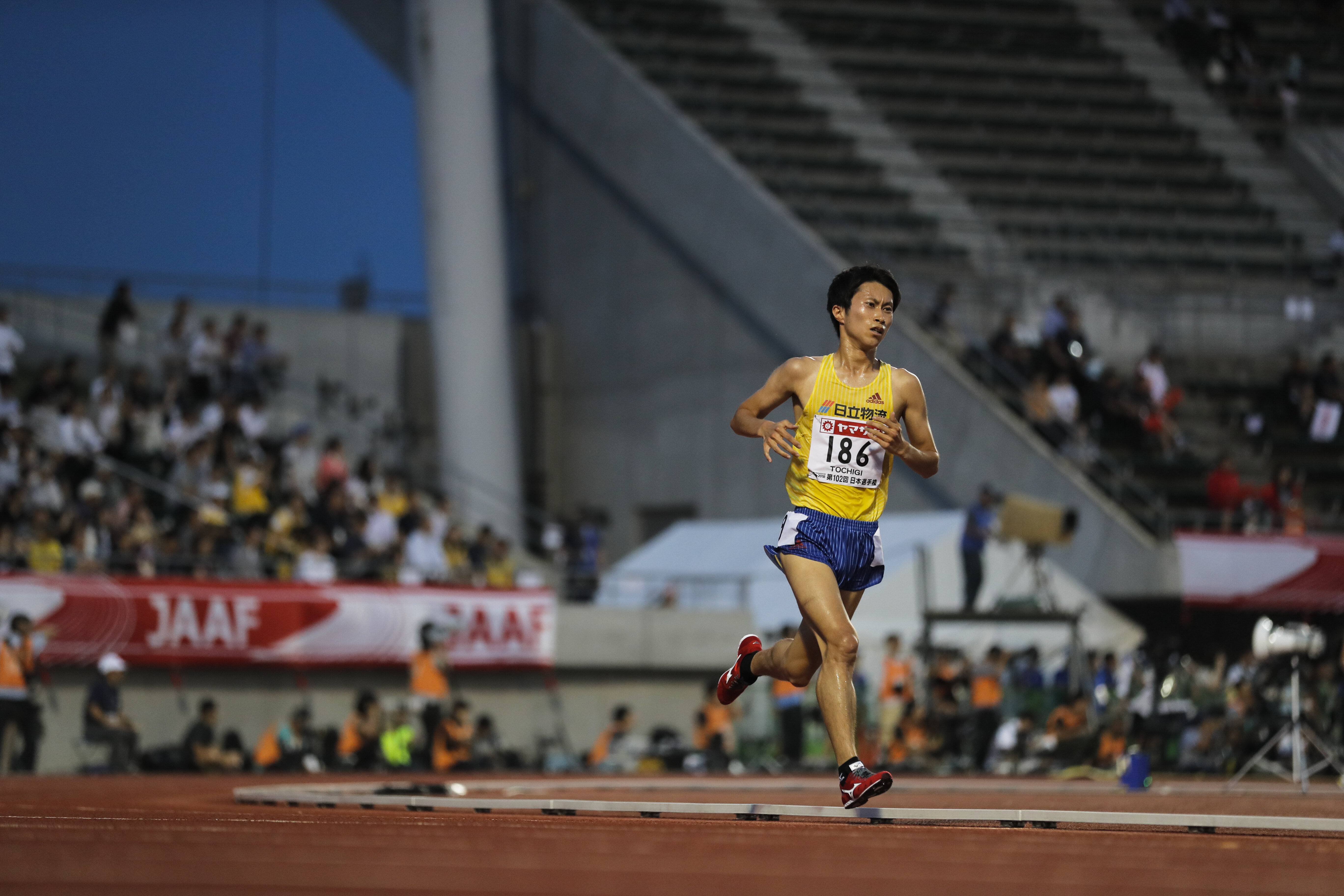 10000m 栃木選手