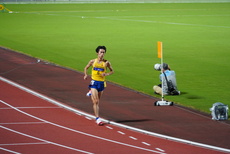10000m　栃木選手　日本人選手の中では2位