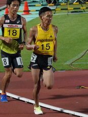 後半まで先頭集団で勝負した市田選手