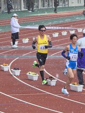 チームトップ、自己記録を更新した富田選手