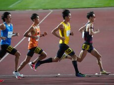 富田選手①（5000m）