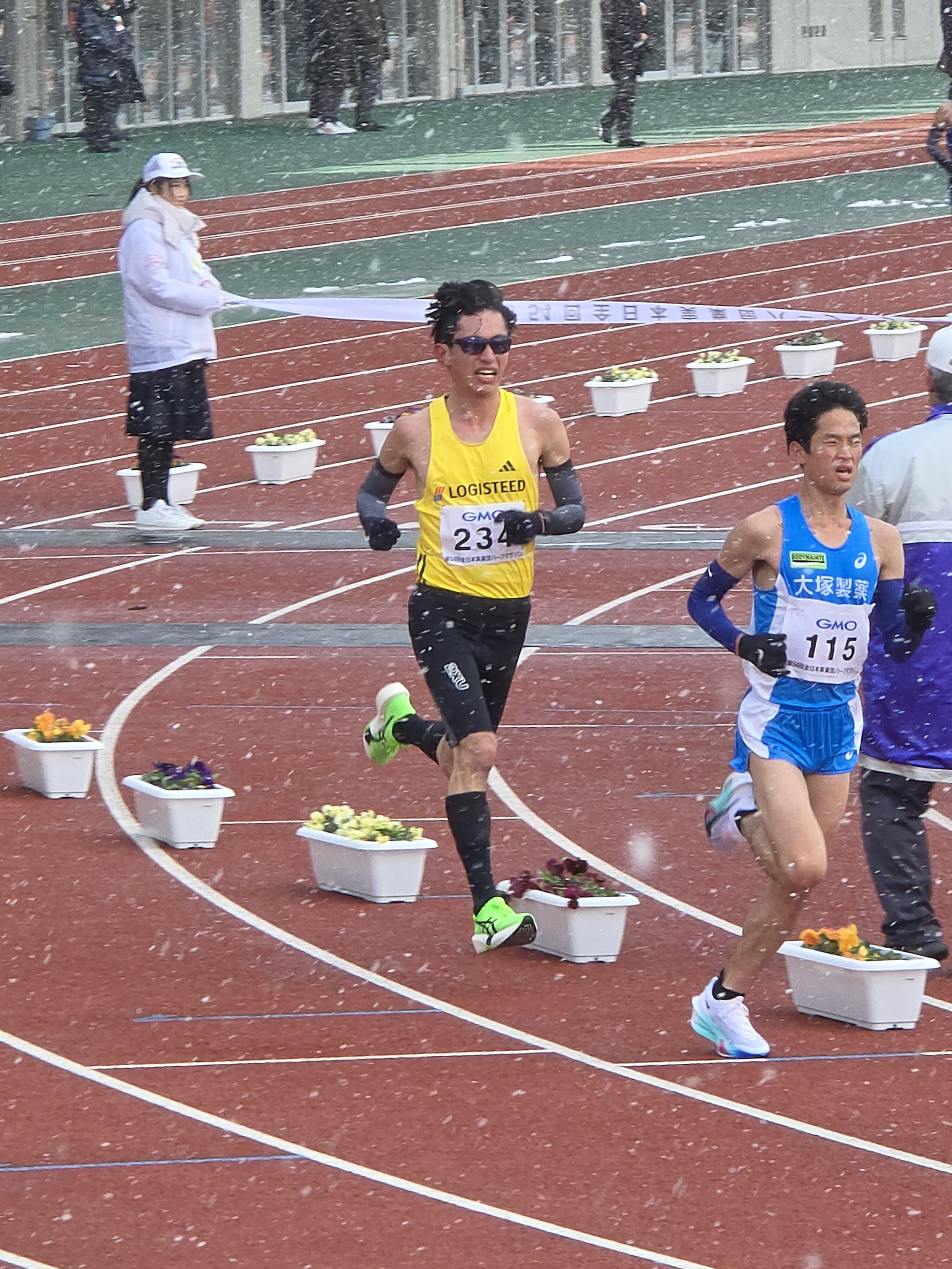 チームトップ、自己記録を更新した富田選手