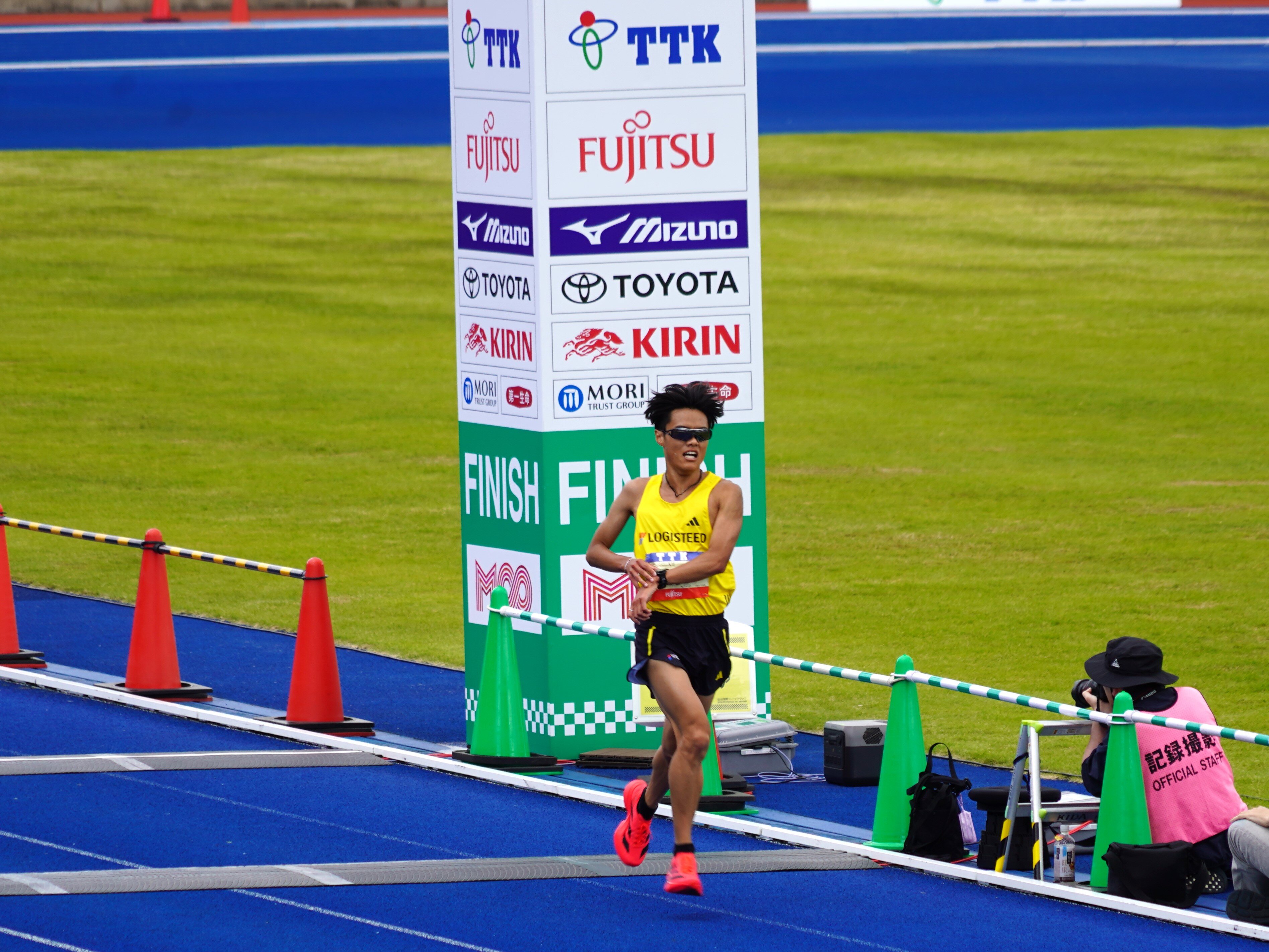 9位フィニッシュ四釜選手