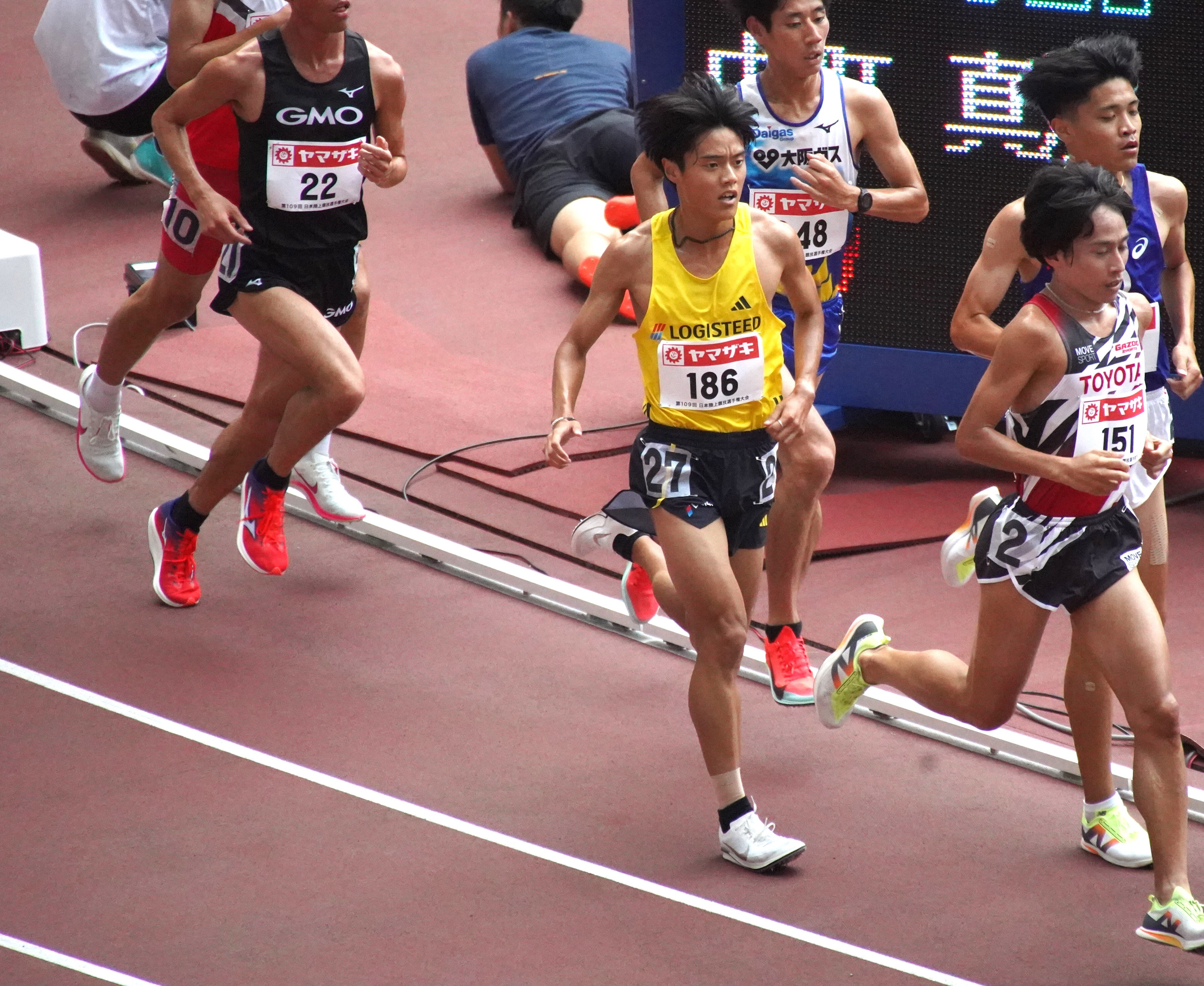 予選3組　四釜選手