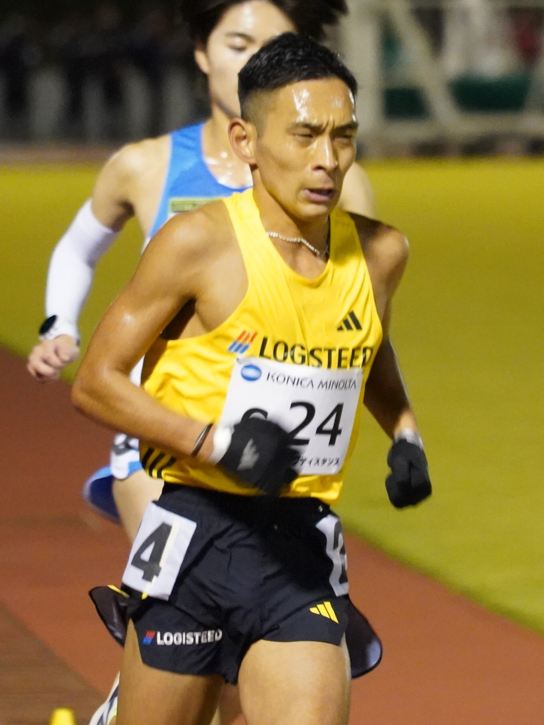 最後まで粘りの走りを見せた市田選手