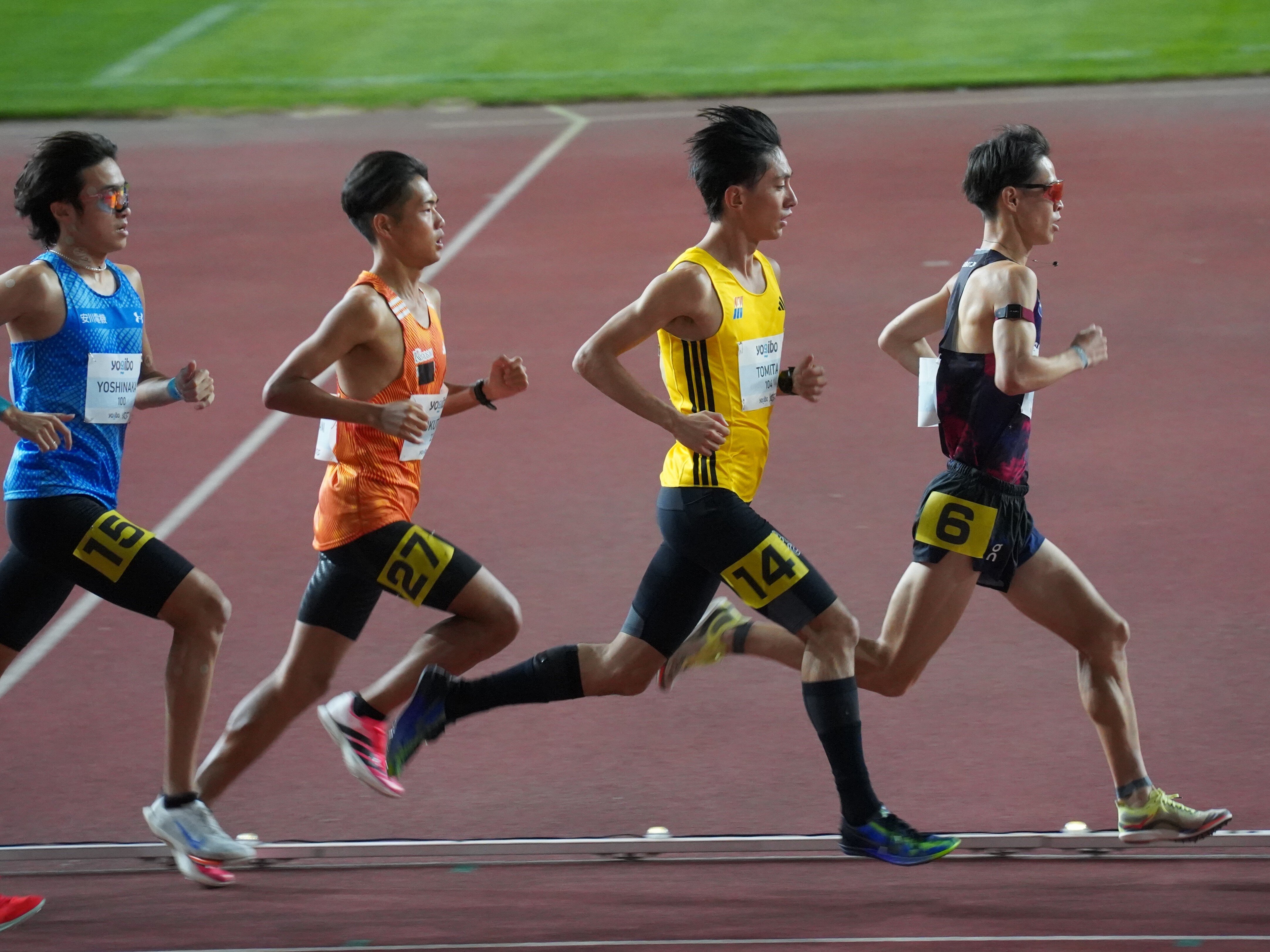 富田選手①（5000m）