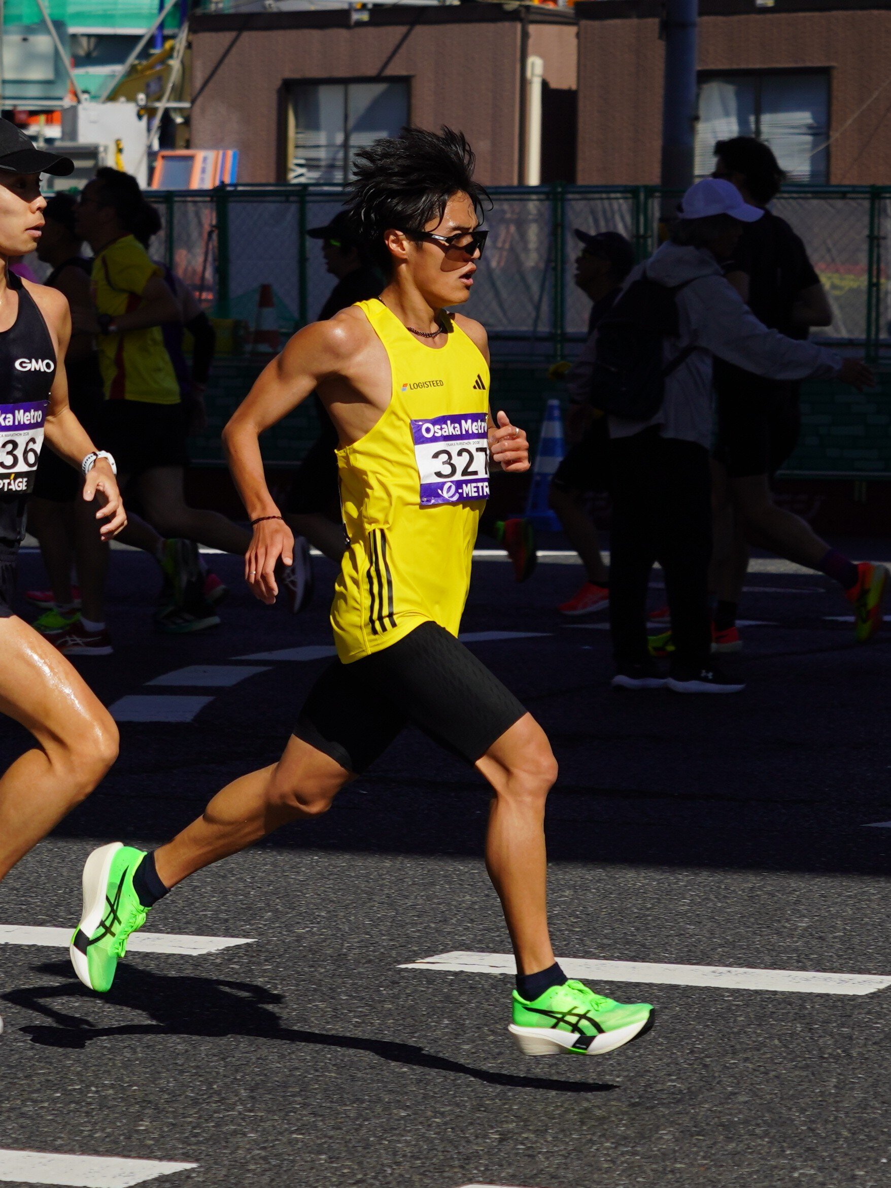 28㎞付近　四釜選手