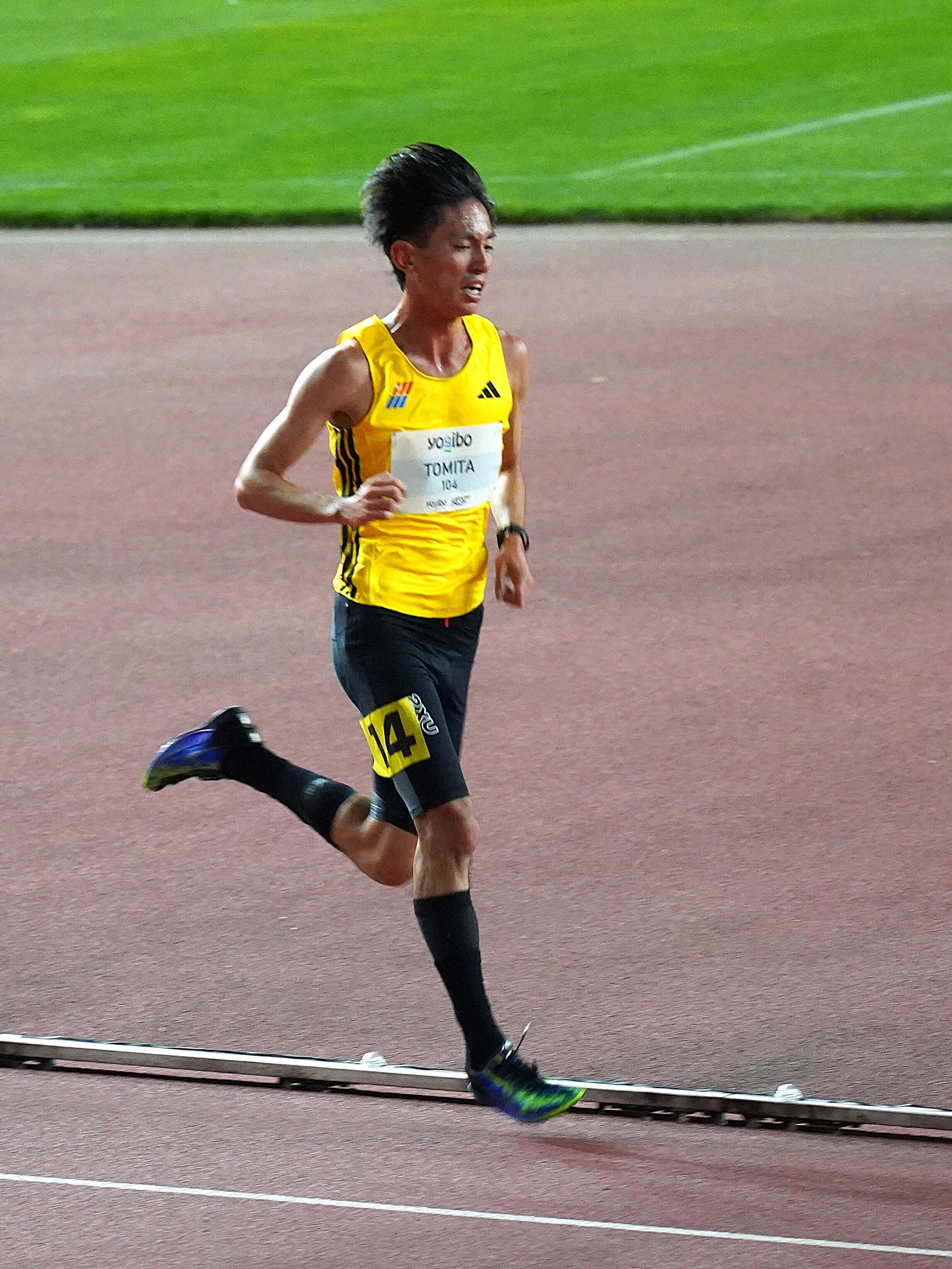 富田選手②（5000m）