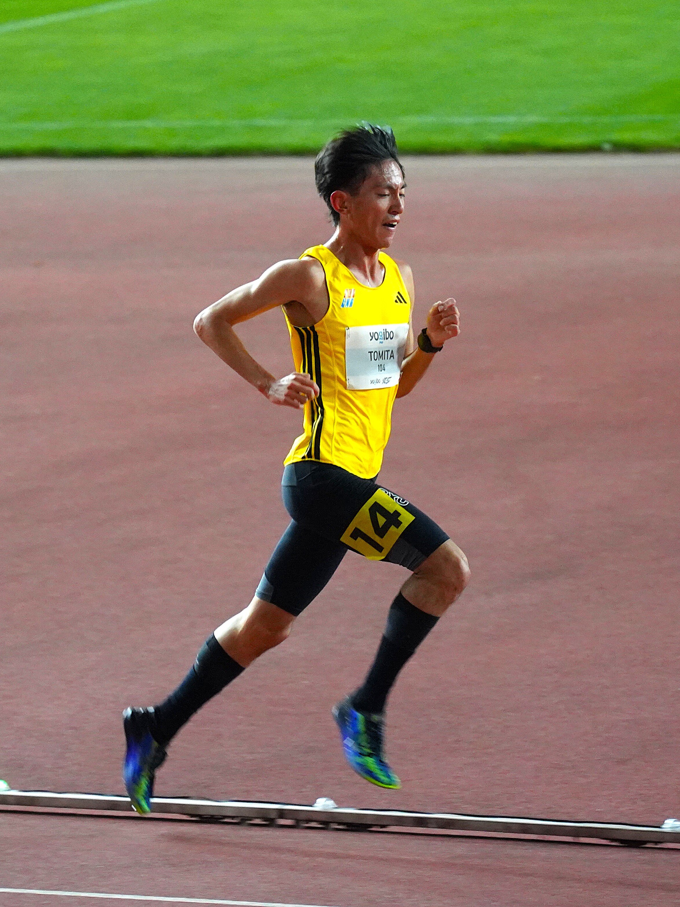 富田選手③（5000m）