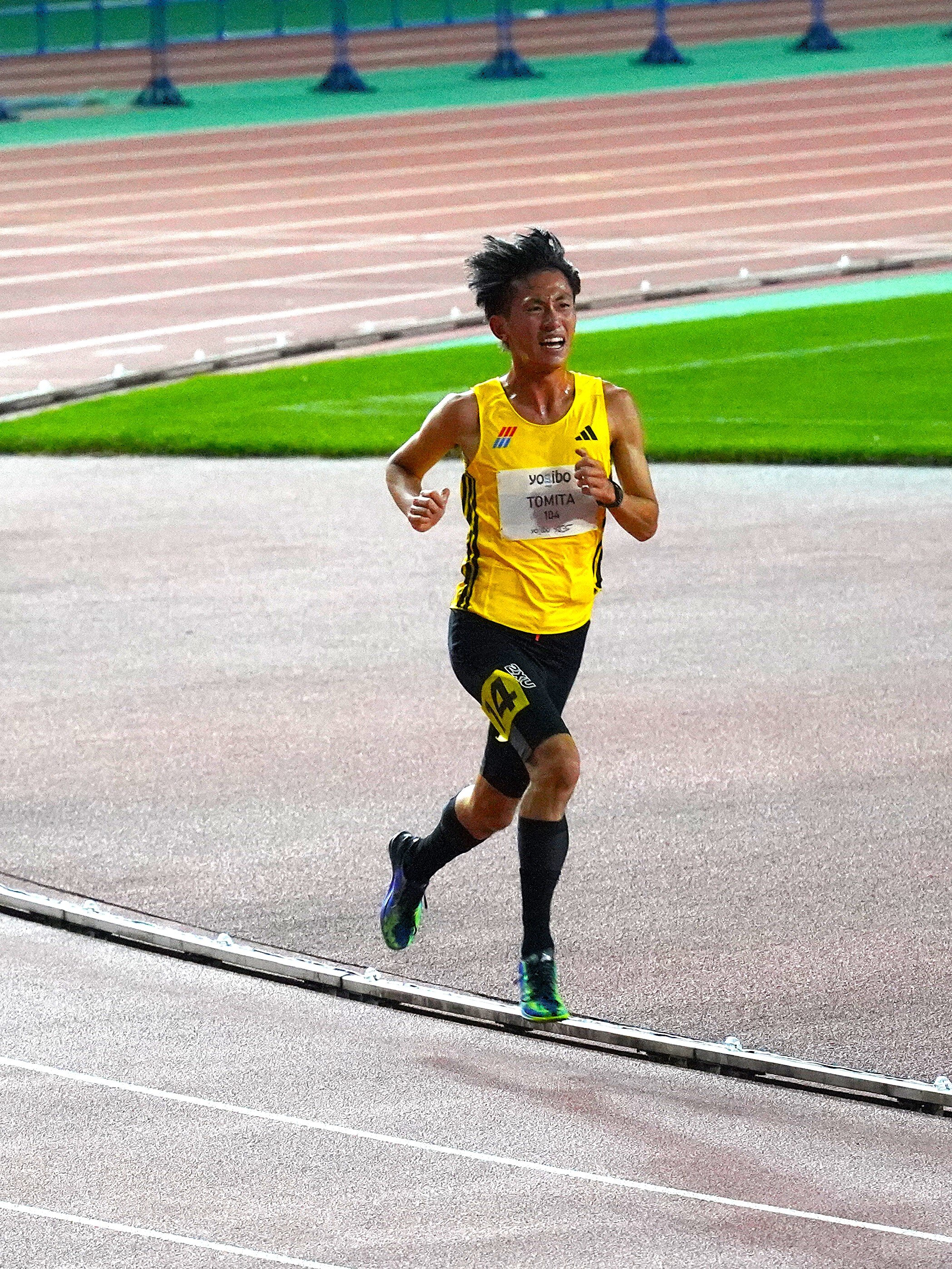富田選手④（5000m）