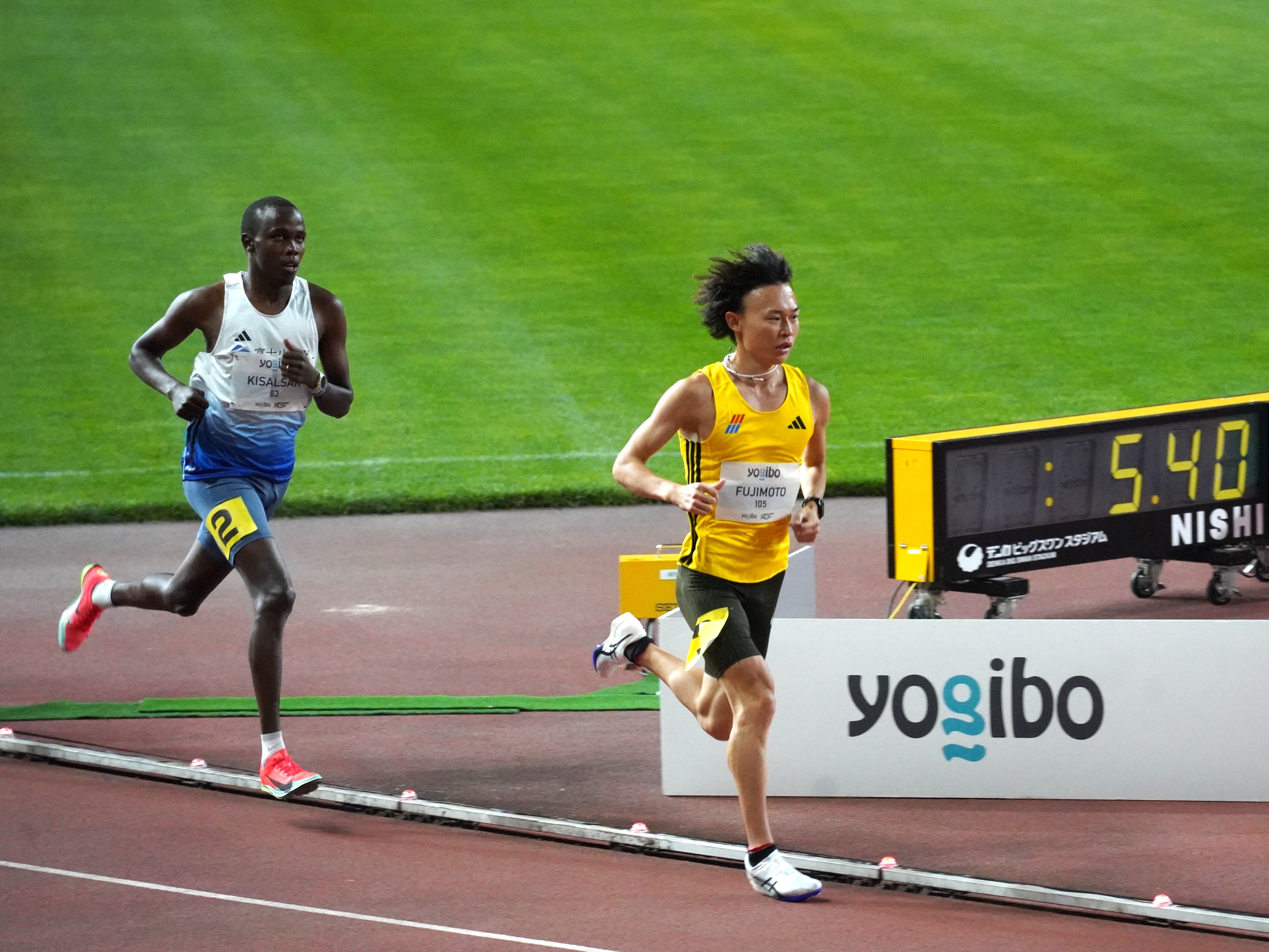 藤本選手②（10000m）
