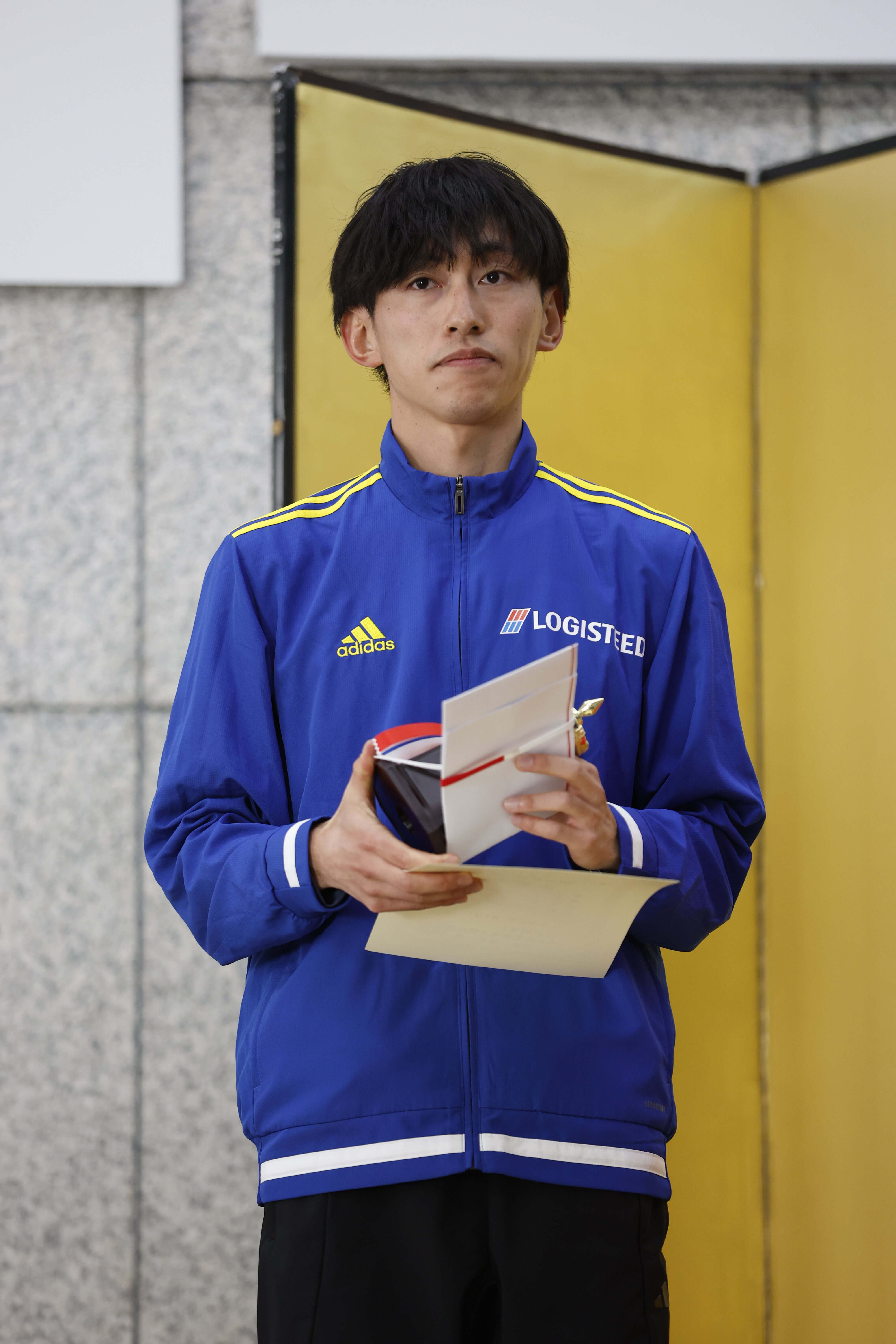 １区区間表彰 富田選手